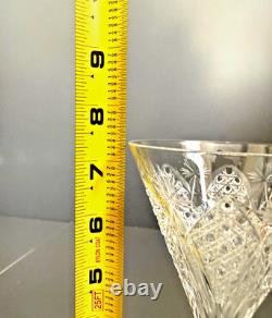 Baccarat Elbeuf Cut Crystal Wine / Cocktail Glass 7 3/8 Tall, 3.25 Diameter