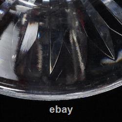 Baccarat France Colbert Rose Red Cut Crystal Rhine Wine Glasses 7.5 Pair 2pc