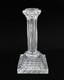 Baccarat France Cut Crystal Glass Candlestick in Venome Signed