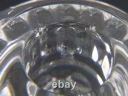 Baccarat France Cut Crystal Glass Candlestick in Venome Signed