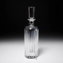 Baccarat France Harmonie Cut Crystal Glass Wine Whisky Decanter w Stopper 12.25