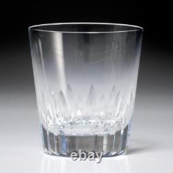 Baccarat France Lorraine Cut Crystal Lowball Rocks Glass Set of 6 Vintage
