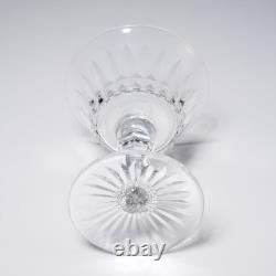 Baccarat France Piccadilly Cut Crystal Champagne Coupe Glass Set of 5 Vintage A