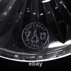 Baccarat France Piccadilly Cut Crystal Champagne Coupe Glass Set of 5 Vintage A