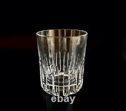 Baccarat France ROTARY Cut Crystal Glass Double Old Fashioned Tumbler 4