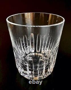 Baccarat France ROTARY Cut Crystal Glass Double Old Fashioned Tumbler 4