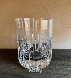 Baccarat France ROTARY Cut Crystal Glass Double Old Fashioned Tumbler 4