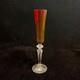 Baccarat Mille Nuits Flutissimo Crystal Champagne Glass Signed red