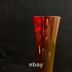 Baccarat Mille Nuits Flutissimo Crystal Champagne Glass Signed red