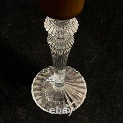 Baccarat Mille Nuits Flutissimo Crystal Champagne Glass Signed red