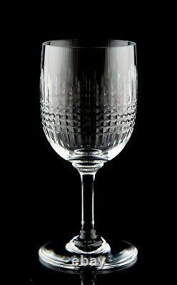 Baccarat Nancy Claret Wine Glasses Set of 6 Vintage Cut Crystal France