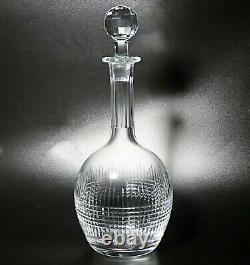 Baccarat Nancy Decanter Cut Crystal Glass Signed Used