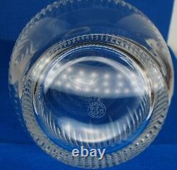 Baccarat Nancy Decanter & Stopper Cut Crystal Glass Signed 13 Tall & MINTY