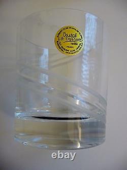 Bar Cocktail Glasses J. G. Durand Cristal NIB Amboise Vintage Set 6 Cut Crystal