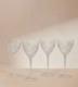 Barwell Cut Crystal Red Wine Glass, Set of Four