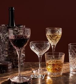 Barwell Cut Crystal Red Wine Glass, Set of Four