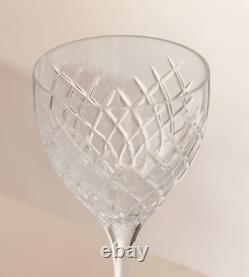 Barwell Cut Crystal Red Wine Glass, Set of Four