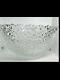 Beautiful Large DAISY BUTTON Very Heavy CUT GLASS Crystal PUNCH BOWL 13 Perfect