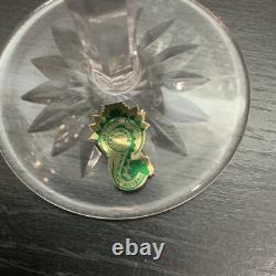 Beautiful Set of 5 WATERFORD CRYSTAL HANDMADE (Cut Foot) Hock Wine Glasses