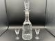 Beautiful WATERFORD CRYSTAL Ashling (Cut) Decanter withStopper & 2 Cordial Glasses