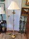 Beautiful Waterford Cut Crystal And Brass Floor Lamp