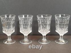 Bob Martins Vintage Exquisite Set of 4 Brilliant Cut Crystal Bar Glasses