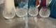 Bohemia Crystal Brandy Snifter Cut Glass Star/ Fan Design Cognac, Set Of 4