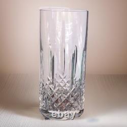 Bohemia Crystal Marquis Highball 350ml Cut Lead Glass Set 6 Czechoslovakia GUC