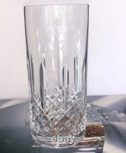 Bohemia Crystal Marquis Highball 350ml Cut Lead Glass Set 6 Czechoslovakia GUC