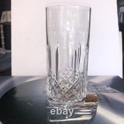 Bohemia Crystal Marquis Highball 350ml Cut Lead Glass Set 6 Czechoslovakia GUC