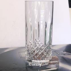 Bohemia Crystal Marquis Highball 350ml Cut Lead Glass Set 6 Czechoslovakia GUC