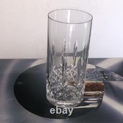 Bohemia Crystal Marquis Highball 350ml Cut Lead Glass Set 6 Czechoslovakia GUC