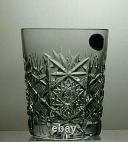 Bohemia Crystal Queen Lace Cut Tumblers Set Of 6 3 1/2 (9 Cm) Tall