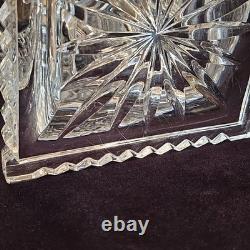 Bohemia Czech Crystal Hand cut 7.75 Pedestal Bowl