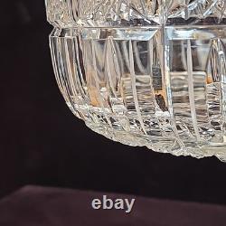 Bohemia Czech Crystal Hand cut 7.75 Pedestal Bowl