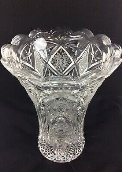 Bohemia Hand Cut Crystal Glass Vase