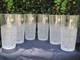 Bohemia Queen Lace Hand Cut 24% Lead Crystal Water Glass 12 Oz Mint 6 Pc