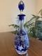 Bohemian Cobalt Blue Cut Crystal Decanter Medium Size and Brand New