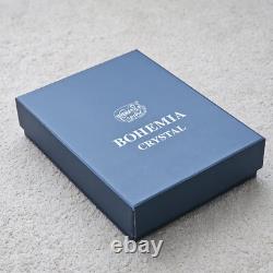 Bohemian Czech 7.25 oz Crystal Wine Glass 220 ml Hand Cut Queen Lace, Set of 6