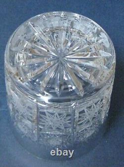 Bohemian Czech Set of 6 Crystal Whisky Glass 320ml/11 oz Hand Cut Queen Lace