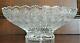 Bohemian Czech Vintage Crystal 14 Round Bowl Hand Cut Queen Lace 24% Lead Glass