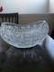 Bohemian Czech Vintage Crystal 9 Bowl Hand Cut Starburst Design