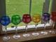 Bohemian Vintage Cut To Clear Multicolor Crystal Wine Glasses In Box Set Of Six