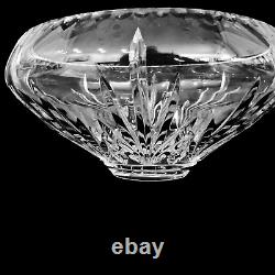 Brilliant Contemporary Fine Cut Crystal Wavy Lines Large Heavy 13 Punch Bowl