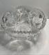 Brilliant Cut Heavy Crystal Glass Bowl 8 Dia, No Flaws Or Chips, Vintage