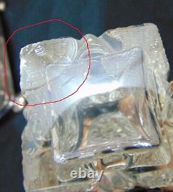 British Cut Glass Silverplate Crystal Condiment Cruet Set Bailey Banks Biddle