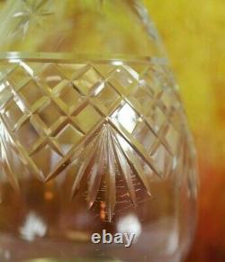 Ceiling Light An Antique Cut Crystal Glass Acorn Pendant & Gallery Early 20th C