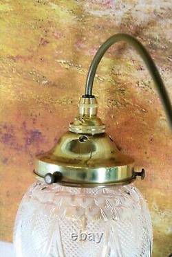 Ceiling Light An Antique Victorian Cut Crystal Glass Acorn Pendant & Gallery