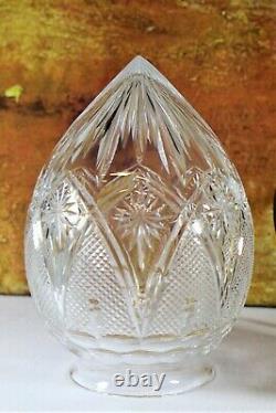 Ceiling Light An Antique Victorian Cut Crystal Glass Acorn Pendant & Gallery