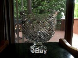 Centerpiece Trifle BOWL Waterford Lead Crystal Glass Tom Brennan Rainbow